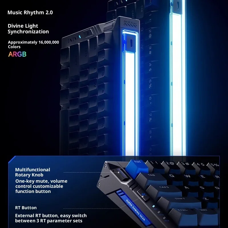 MCHOSE Ace68 Turbo 16k Magneti – обзор и цена Gaming Keyboard Expensive