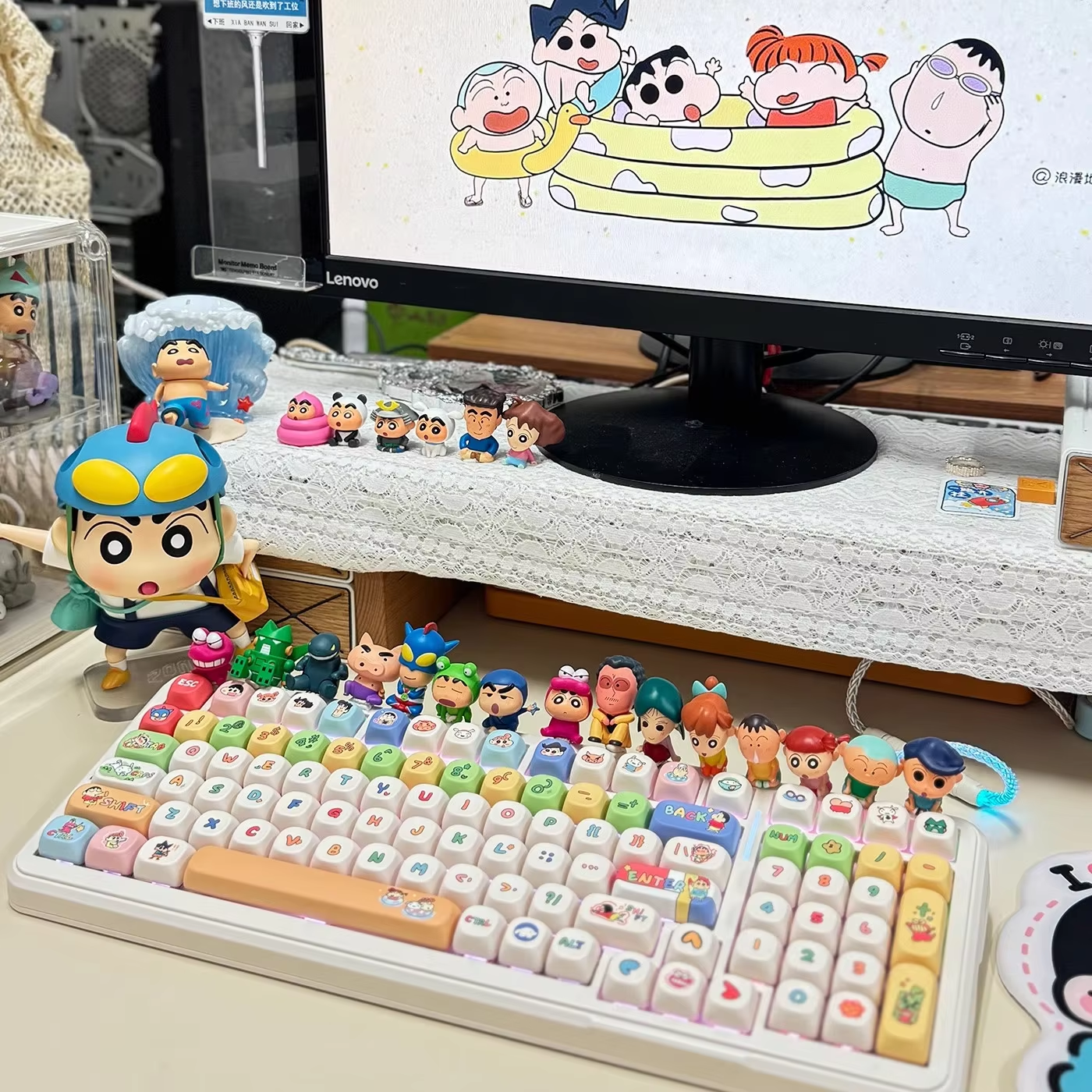 Crayon Shin-chan MOA Keycap Cu – обзор и цена Gaming Keyboard Mechanical