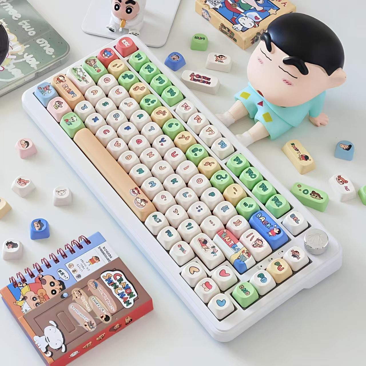 Crayon Shin-chan MOA Keycap Cu – обзор и цена Gaming Keyboard Mechanical