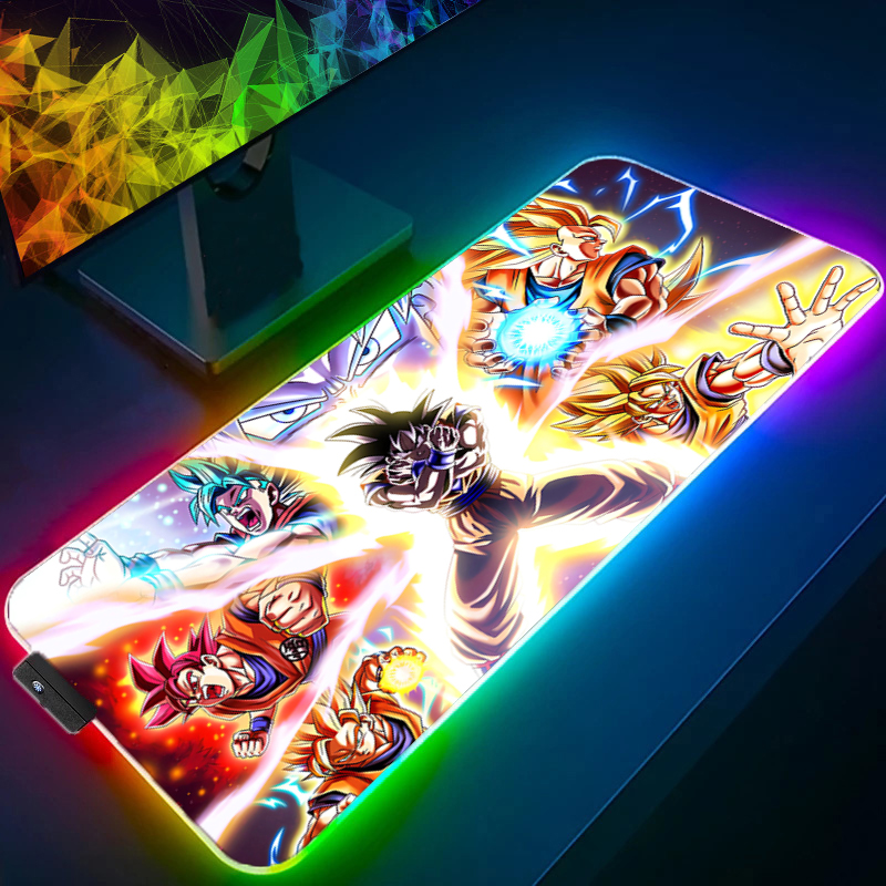 LED Mouse pad Dragon Ball Comp – обзор и цена Gaming Keyboard Theme