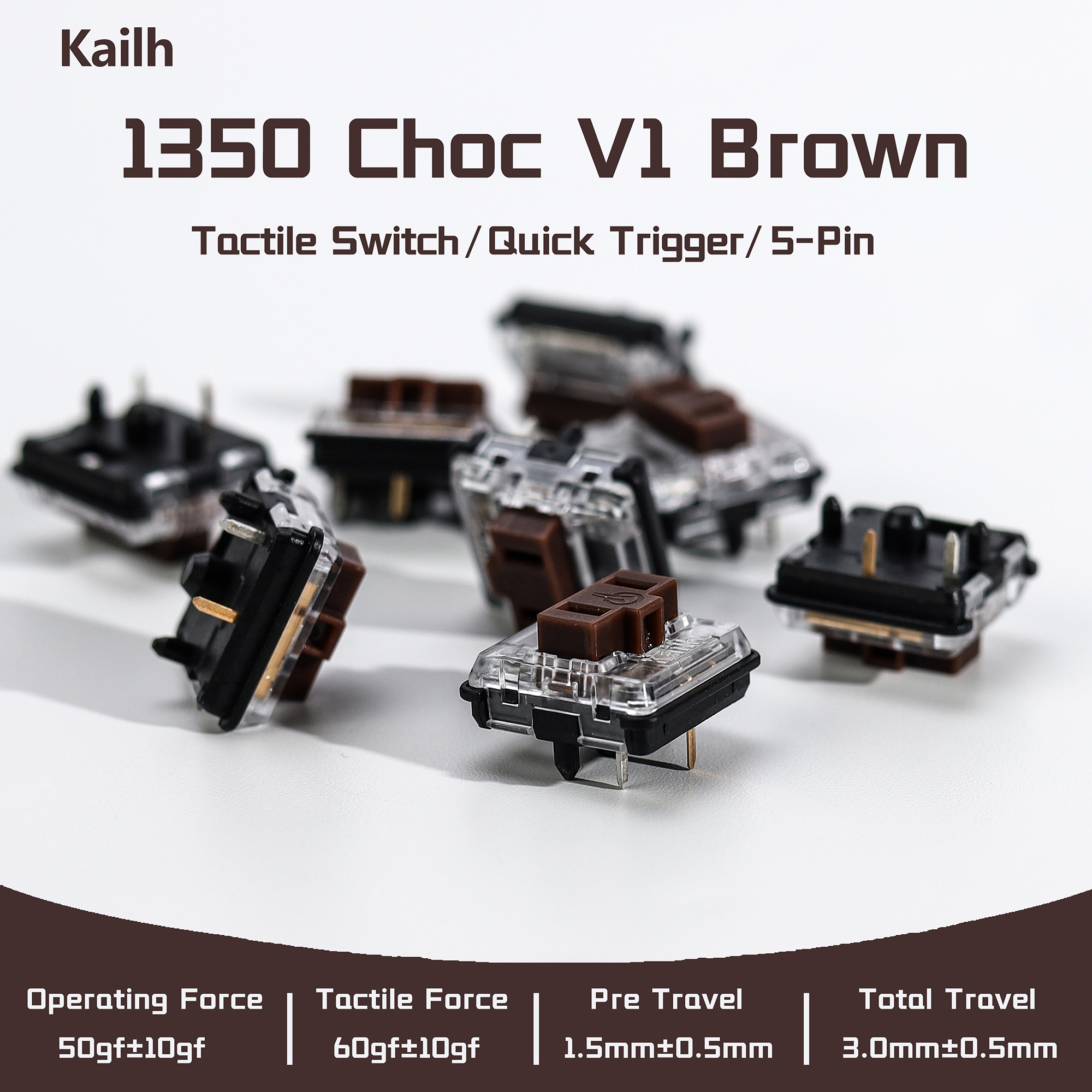 Kailh 1350 Choc V1 Brown Switc – обзор и цена Gaming Keyboard Ergo