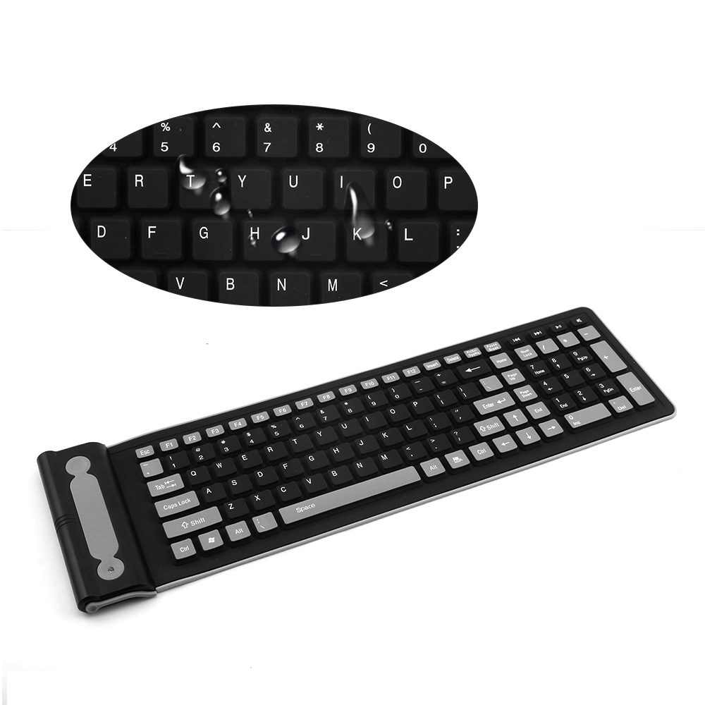 Foldable Silicone Wireless Key – обзор и цена Gaming Keyboard Budget