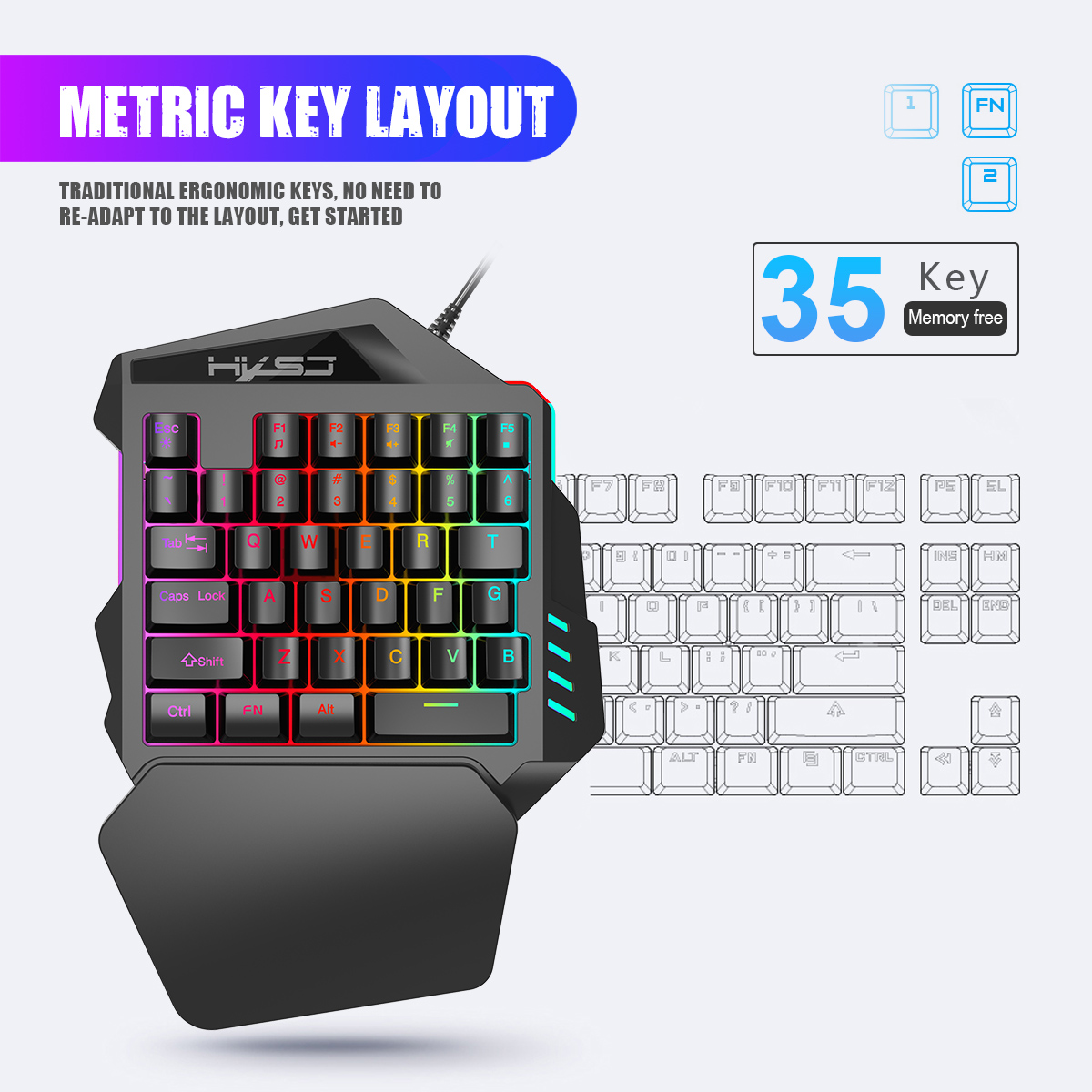 Best sale 35 Keys Film Membran – обзор и цена Gaming Keyboard Half