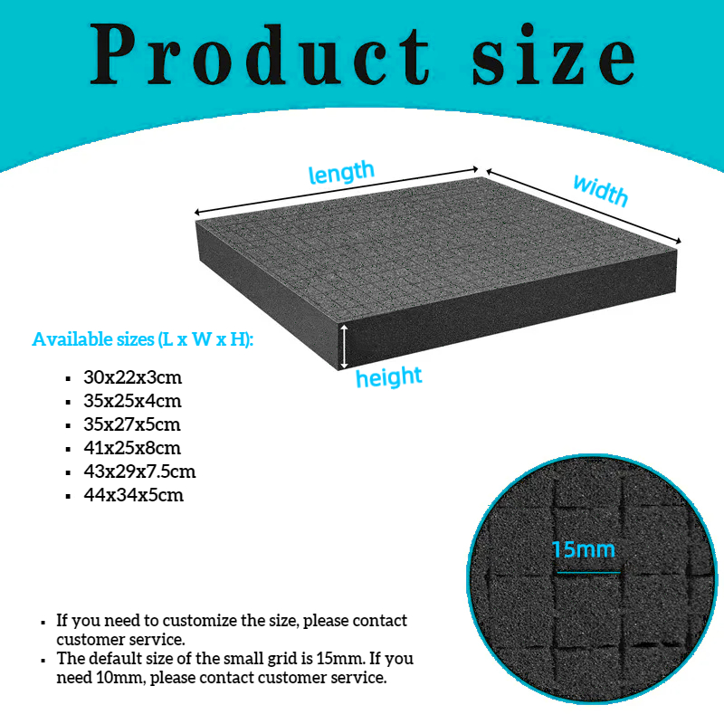 Pre-cut Foam Insert Precorte S – обзор и цена Polyurethane Foam Sheet