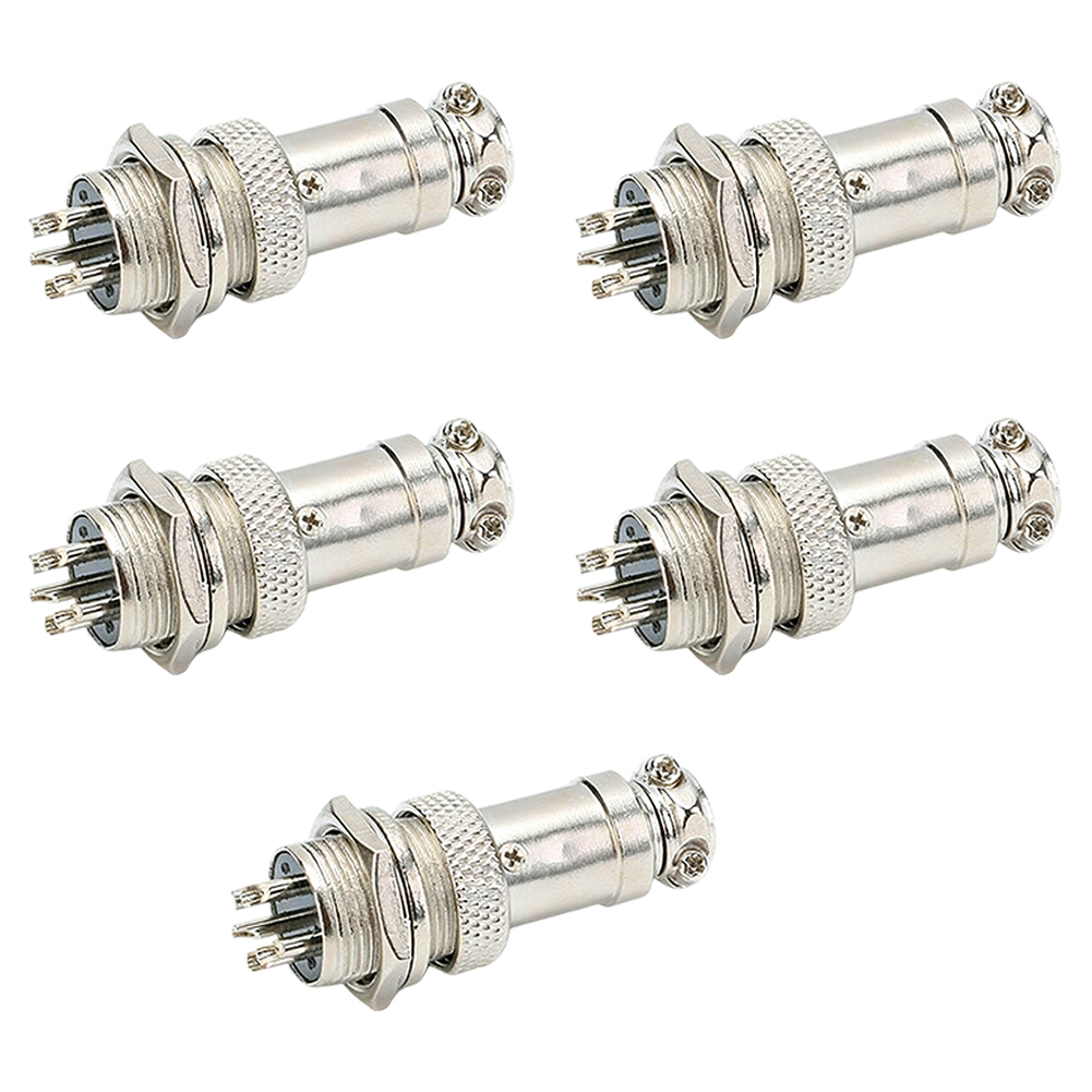 5Pcs GX16 2/3/4/5 Pin Aviation – обзор и цена Aviator Connector Kit