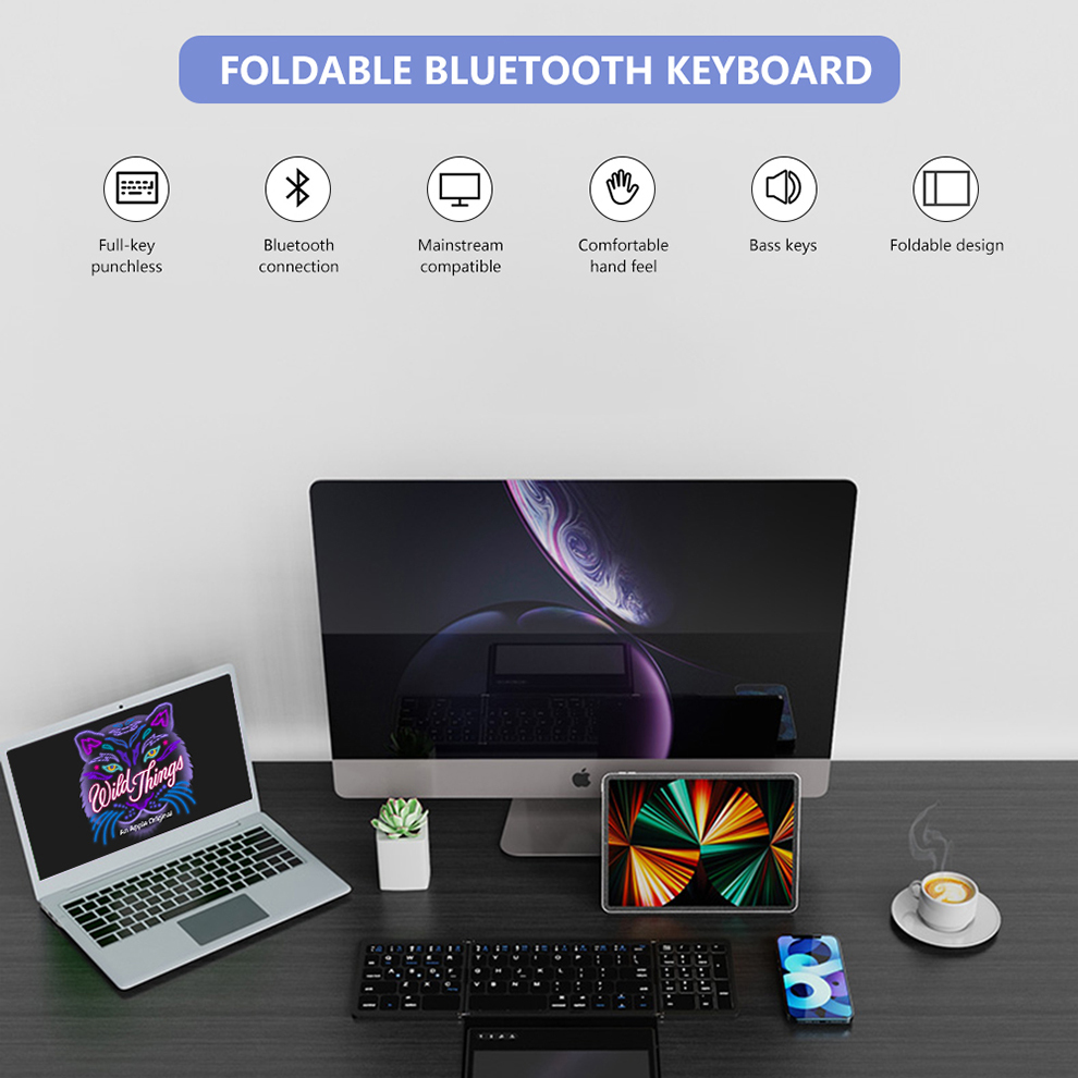 BOW Foladable Bluetooth Keyboa – обзор и цена Gaming Keyboard Budget