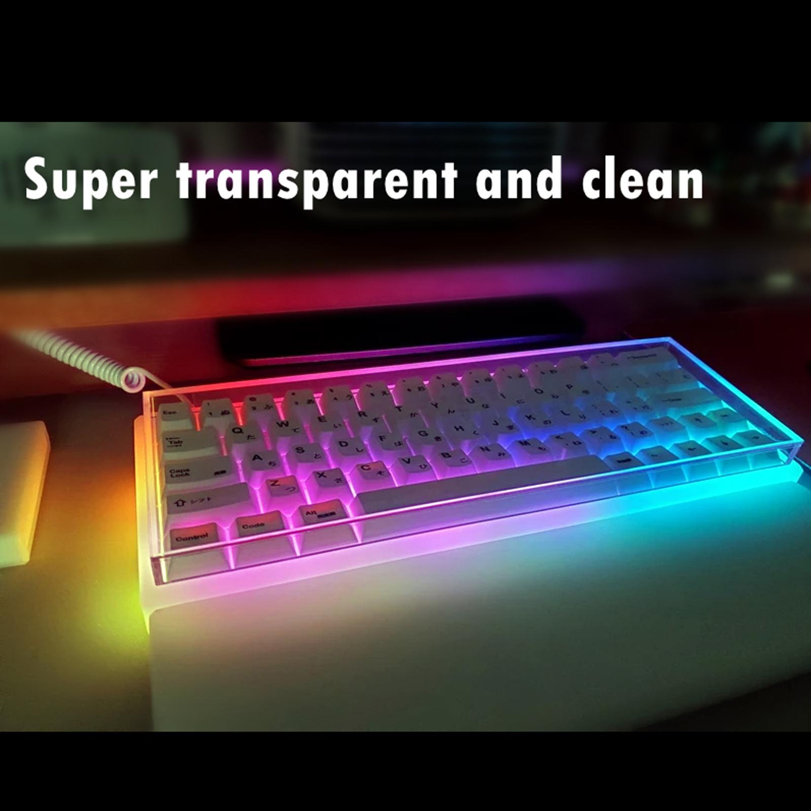 Acrylic Mechanical Keyboard Du – обзор и цена Gaming Keyboard Ergo