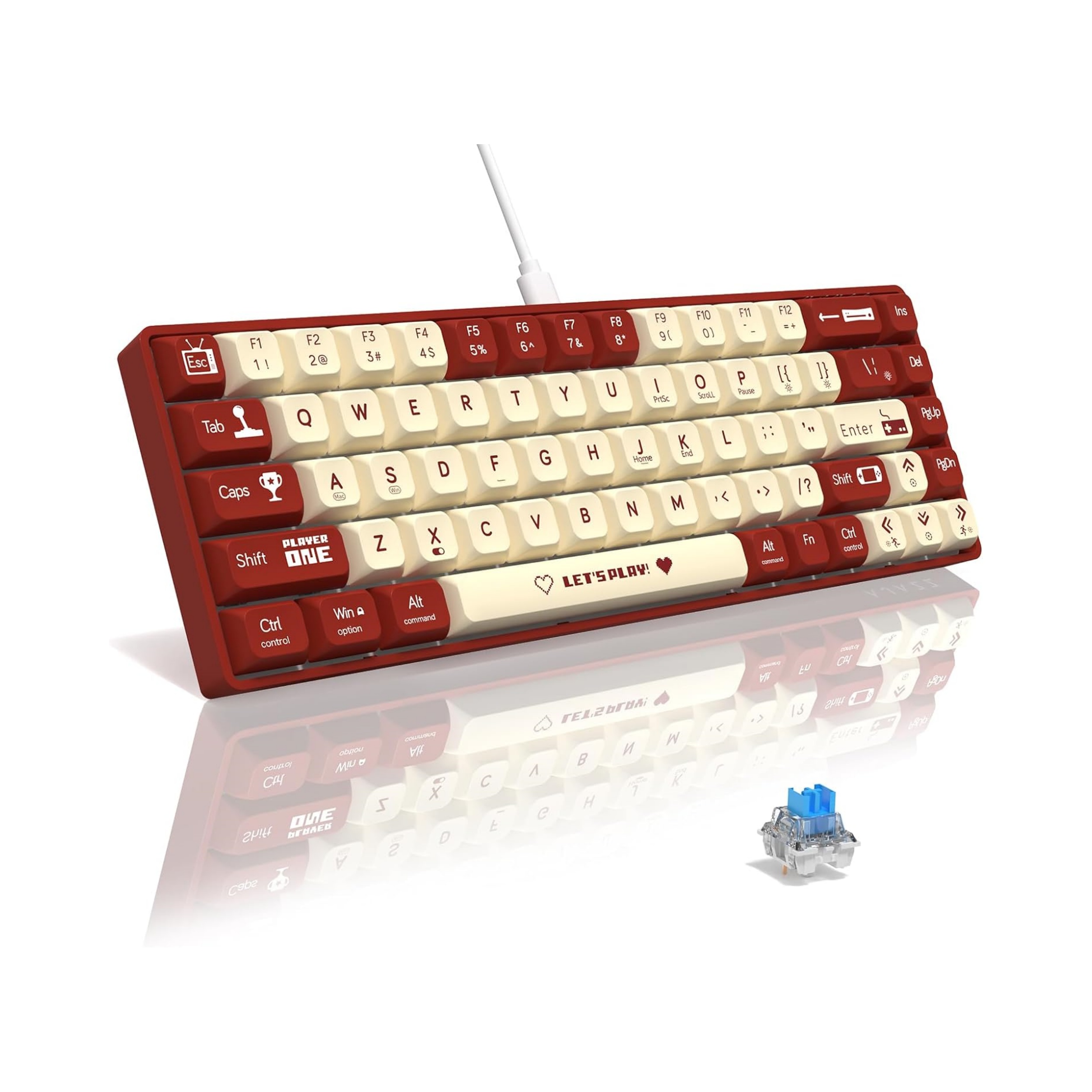 MAMBASNAKE x ATTACK SHARK AK68 – обзор и цена Gaming Keyboard Half