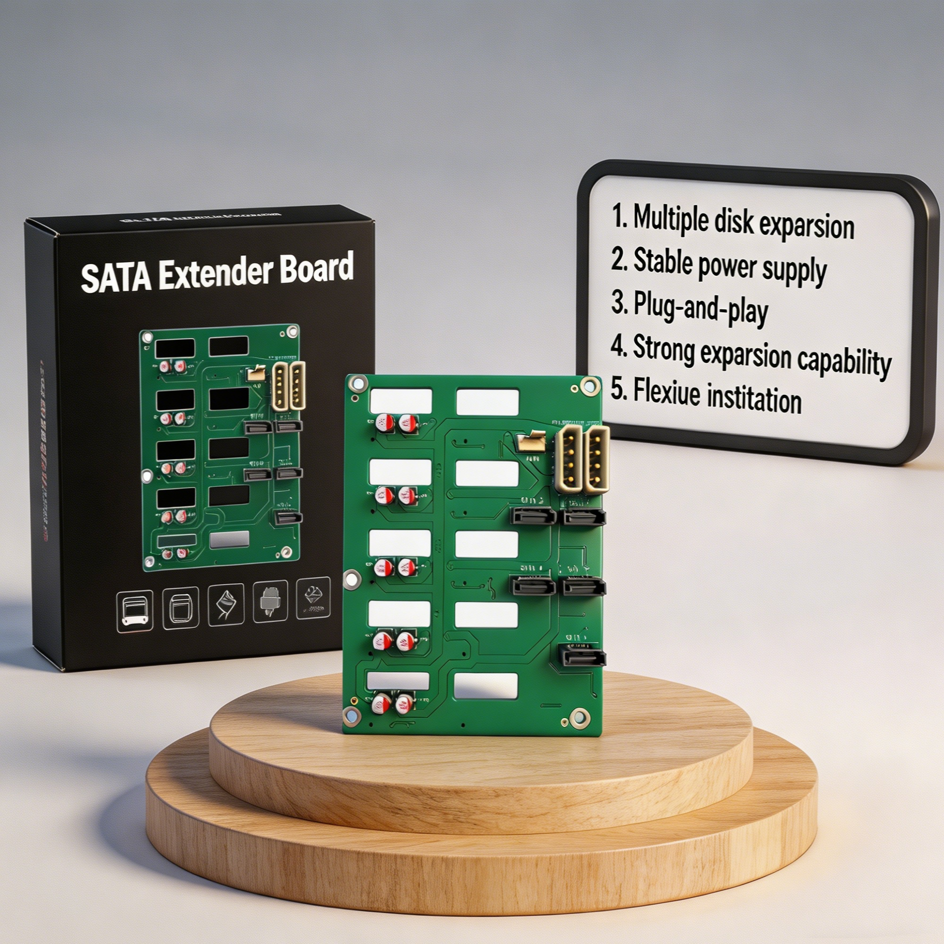 5-Bay SATA Hard Drive Backplan – обзор и цена Hot Swap Pcb