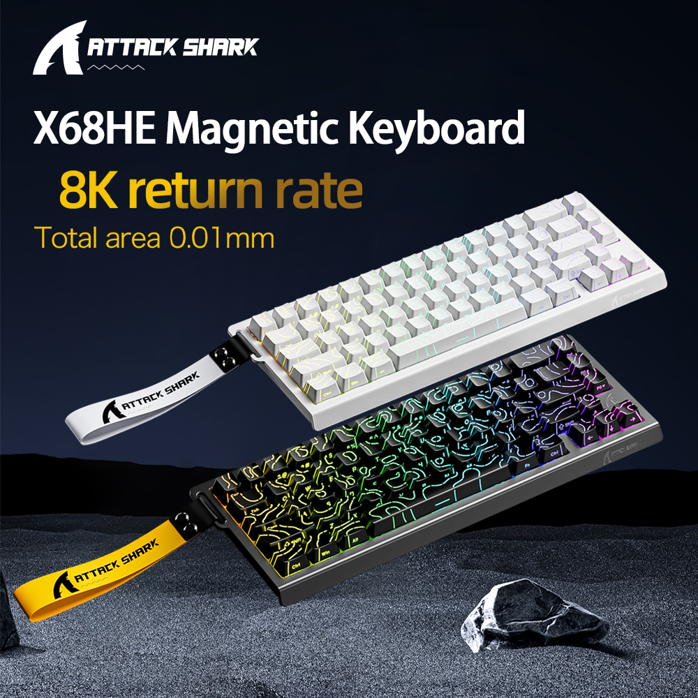 ATTACK SHARK X68HE Magnetic Ke – обзор и цена Gaming Keyboard Expensive