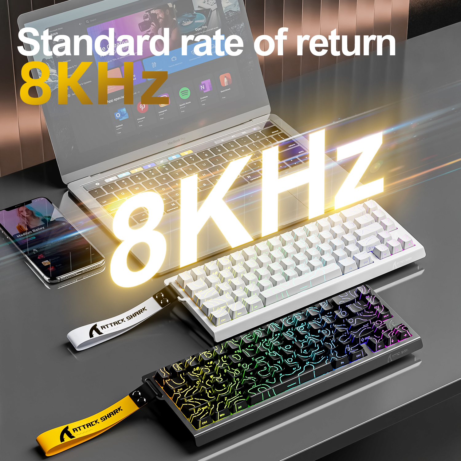 ATTACK SHARK X68HE Magnetic Ke – обзор и цена Gaming Keyboard Expensive