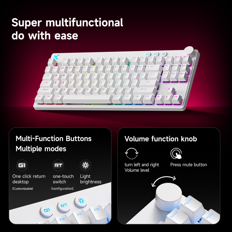 Mchose Mix87 Magnetic Swtich K – обзор и цена Gaming Keyboard Expensive
