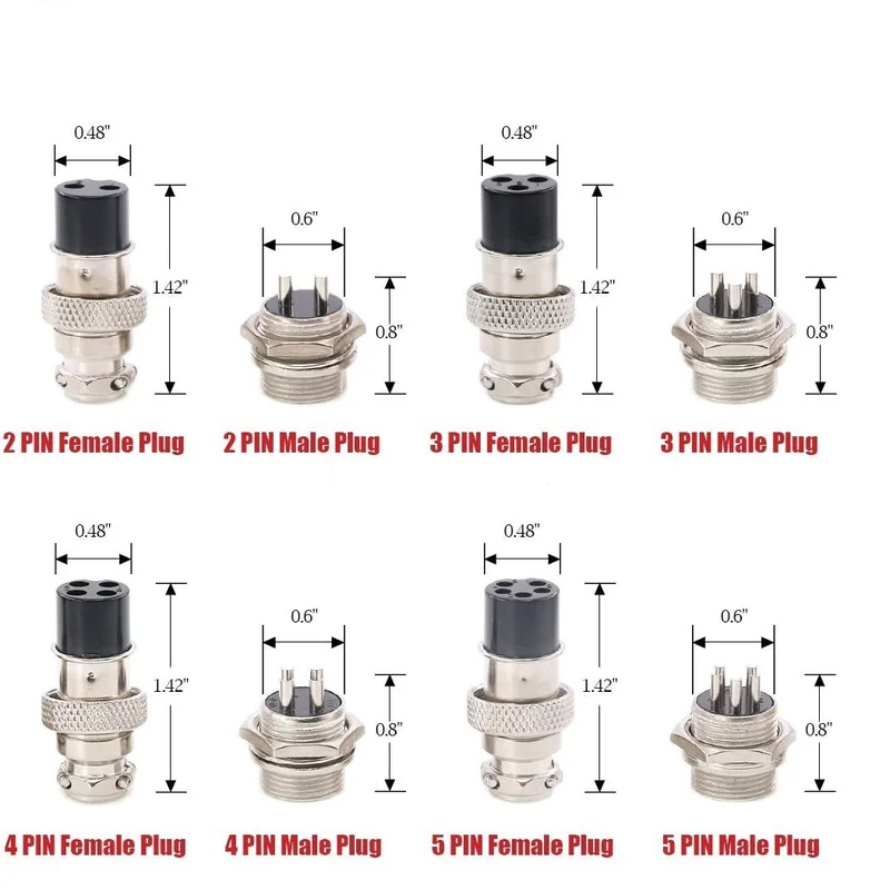 14pcs 7Value 2 3 4 5 6 8 Pin 1 – обзор и цена Aviator Connector Kit