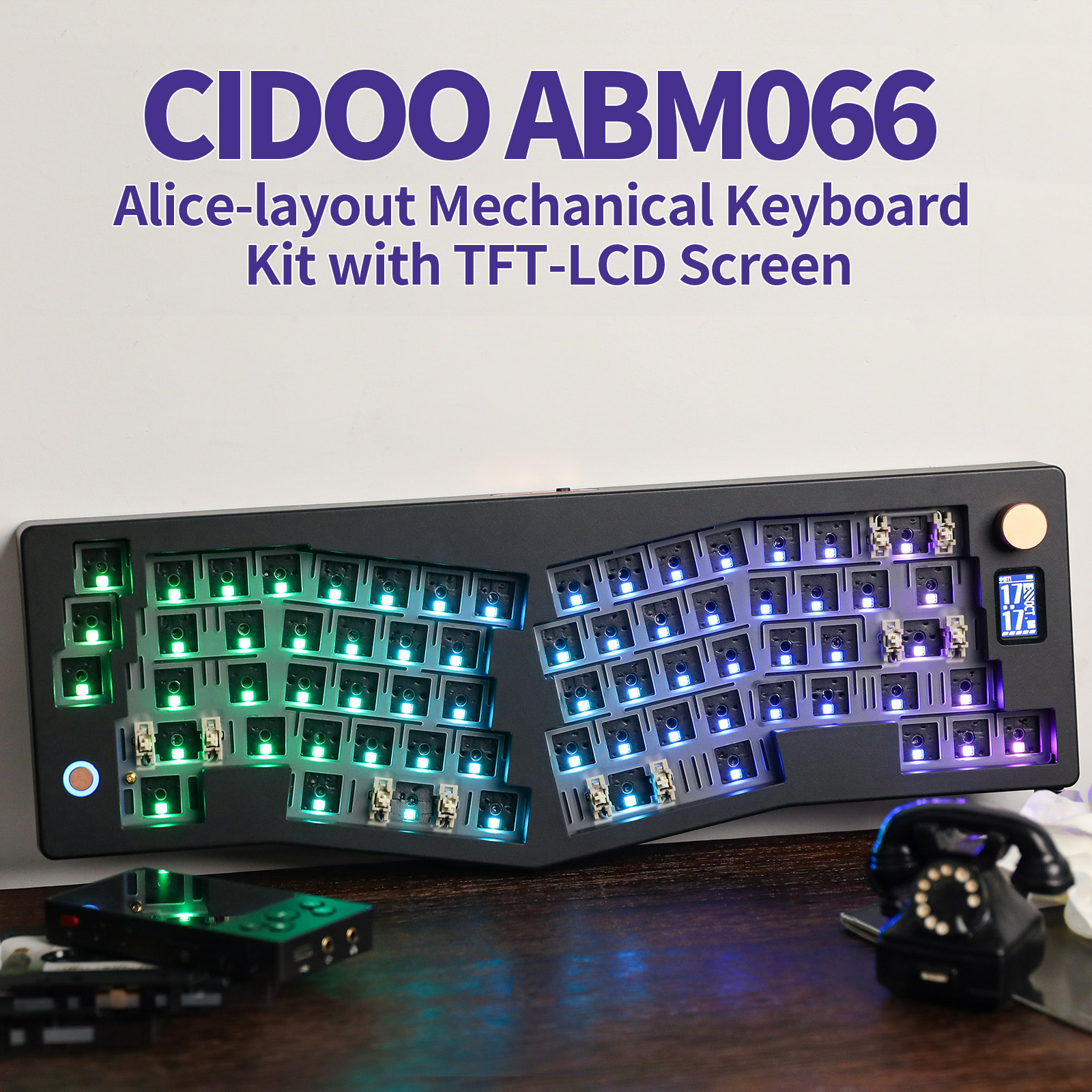CIDOO ABM066 Barebones Kit Ali – обзор и цена Gaming Keyboard Tkl