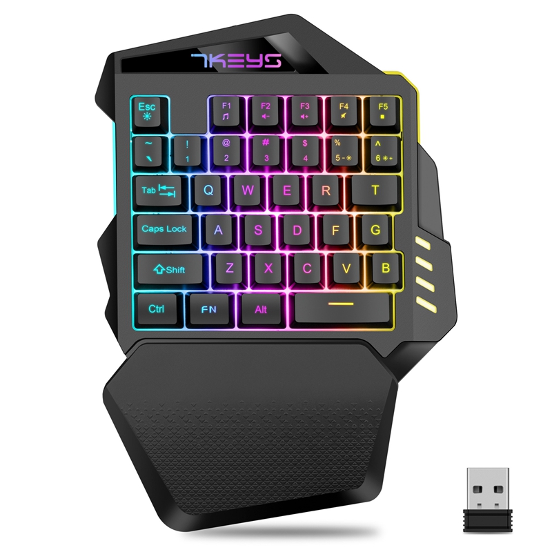 Gamwing RGB Backlit One Handed – обзор и цена Gaming Keyboard Half