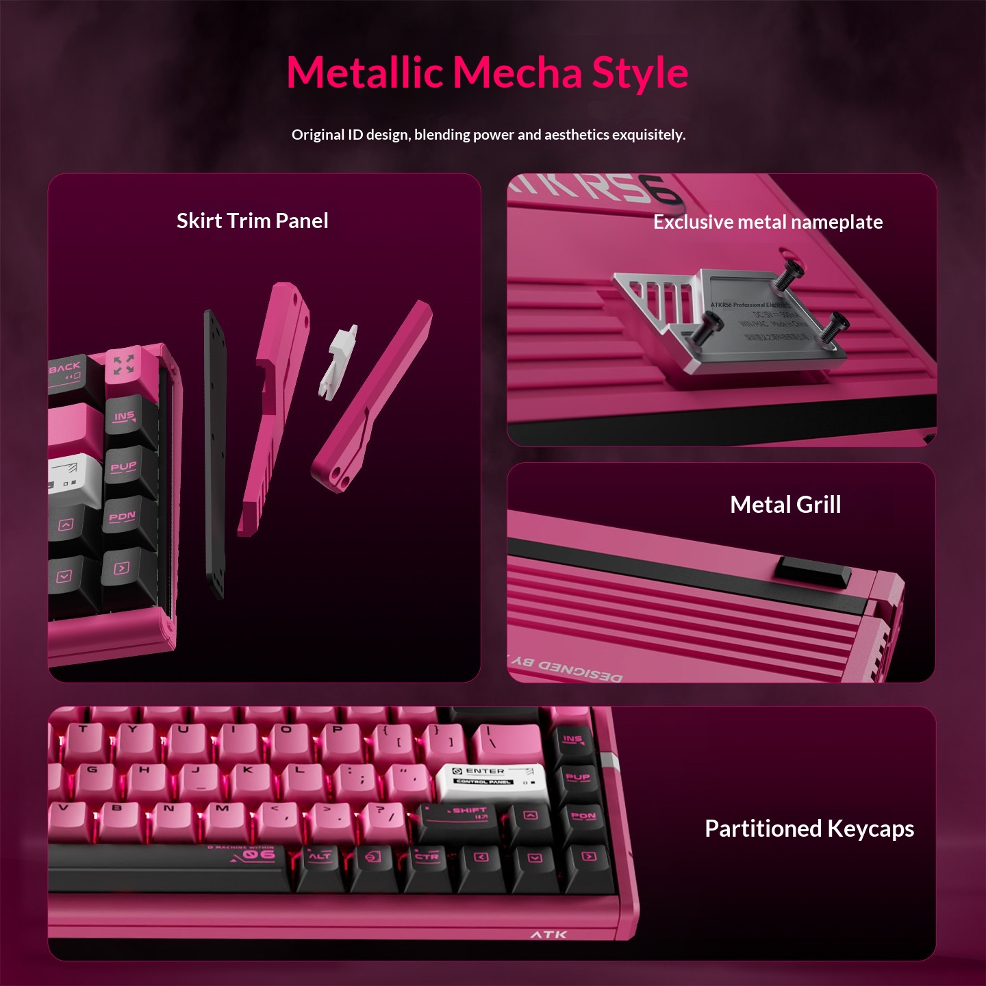 ATK RS6 Aluminum Hall Effect M – обзор и цена Gaming Keyboard Expensive
