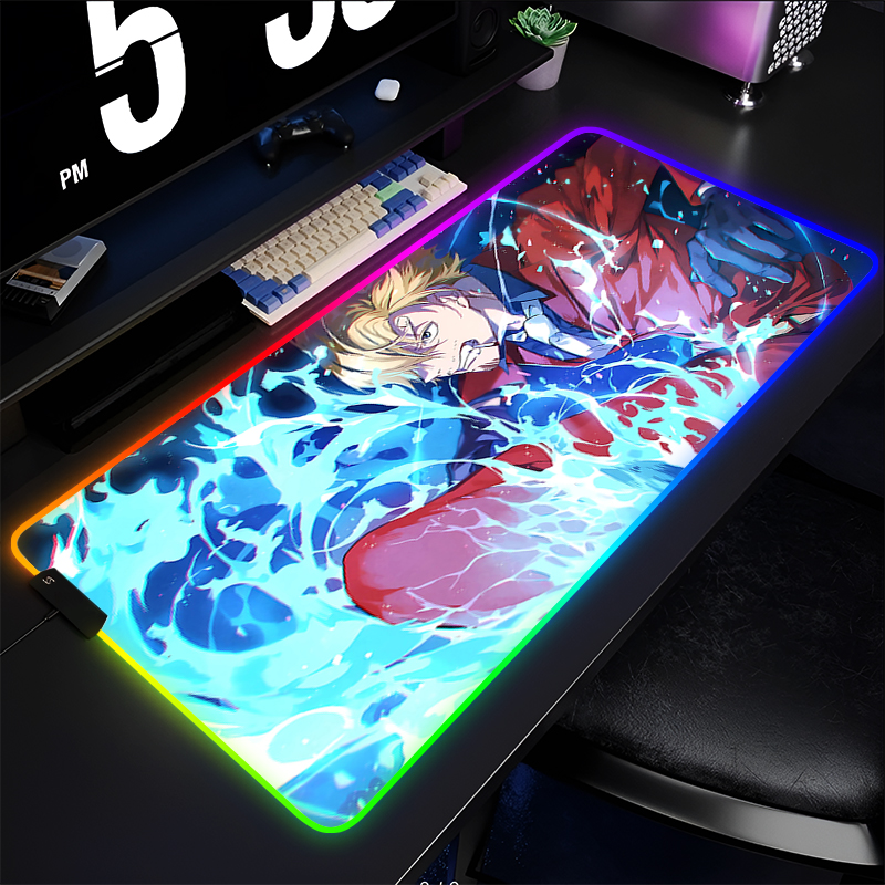 RGB Anime Mouse pad one piece  – обзор и цена Gaming Keyboard No Rgb