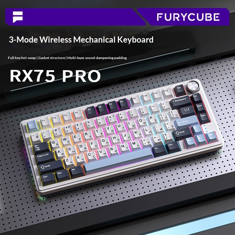 Furycube Rx75 Pro Tri Mode Rus – обзор и цена Gaming Keyboard Not Typing