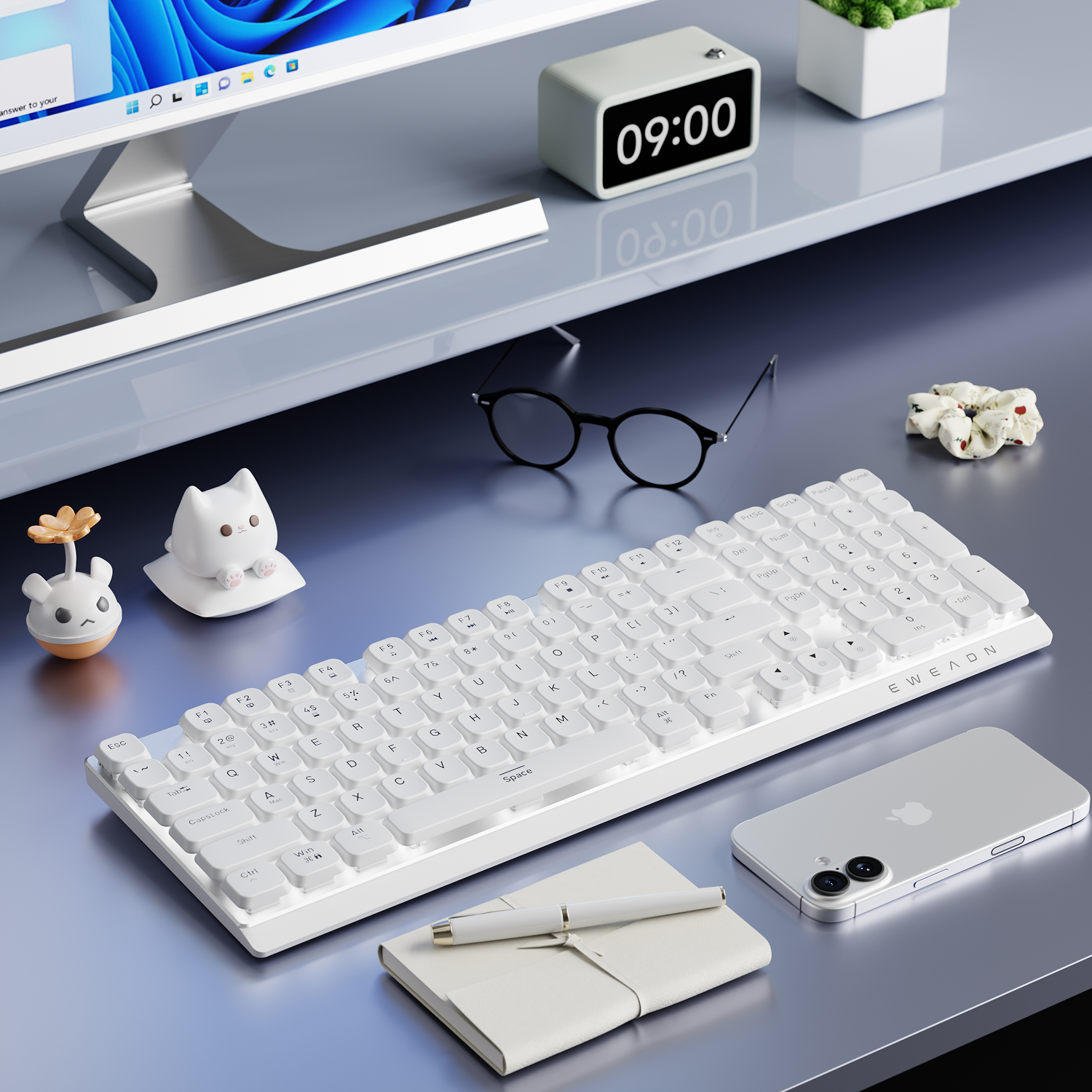 EWEADN Wireless Low-Profile Me – обзор и цена Gaming Keyboard Mechanical