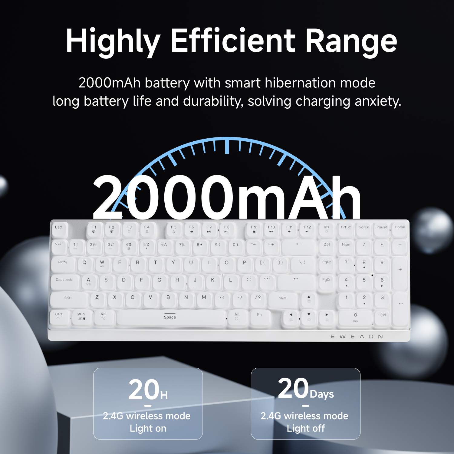 EWEADN Wireless Low-Profile Me – обзор и цена Gaming Keyboard Mechanical