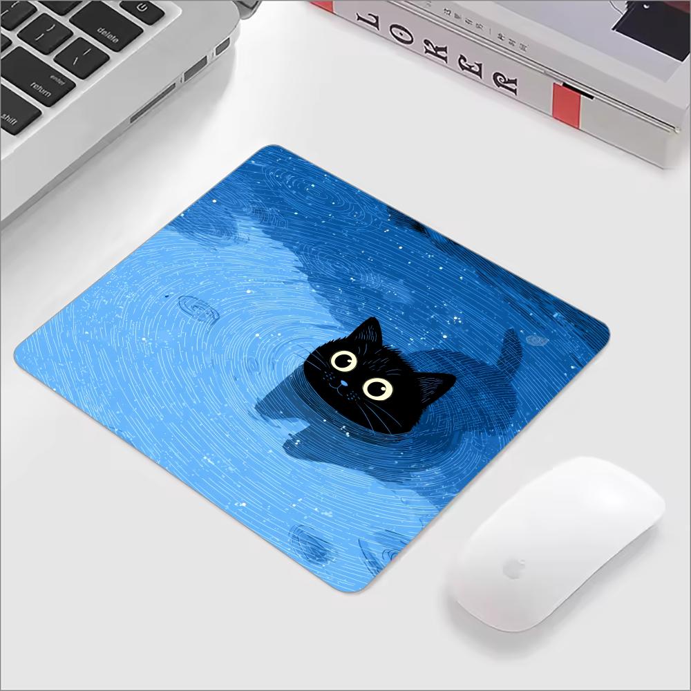 Cute Black Cat Glass Mouse Pad – обзор и цена Gaming Keyboard Esports
