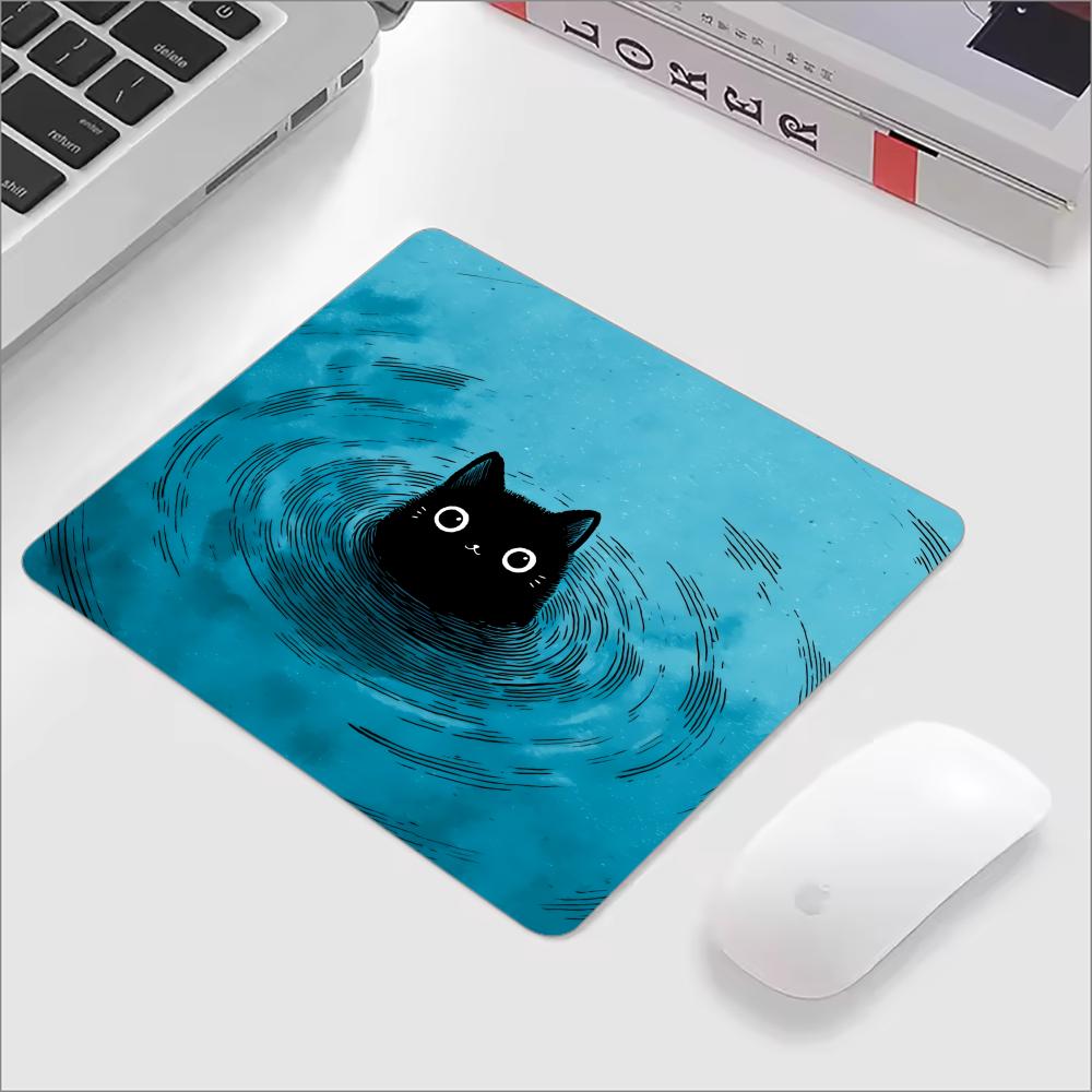 Cute Black Cat Glass Mouse Pad – обзор и цена Gaming Keyboard Esports