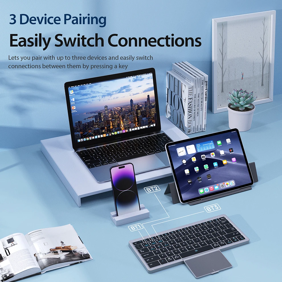Bluetooth Keyboard Folding Key – обзор и цена Gaming Keyboard Budget