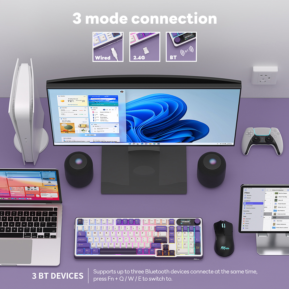 RK ROYAL KLUDGE S98 Wireless G – обзор и цена Gaming Keyboard Budget