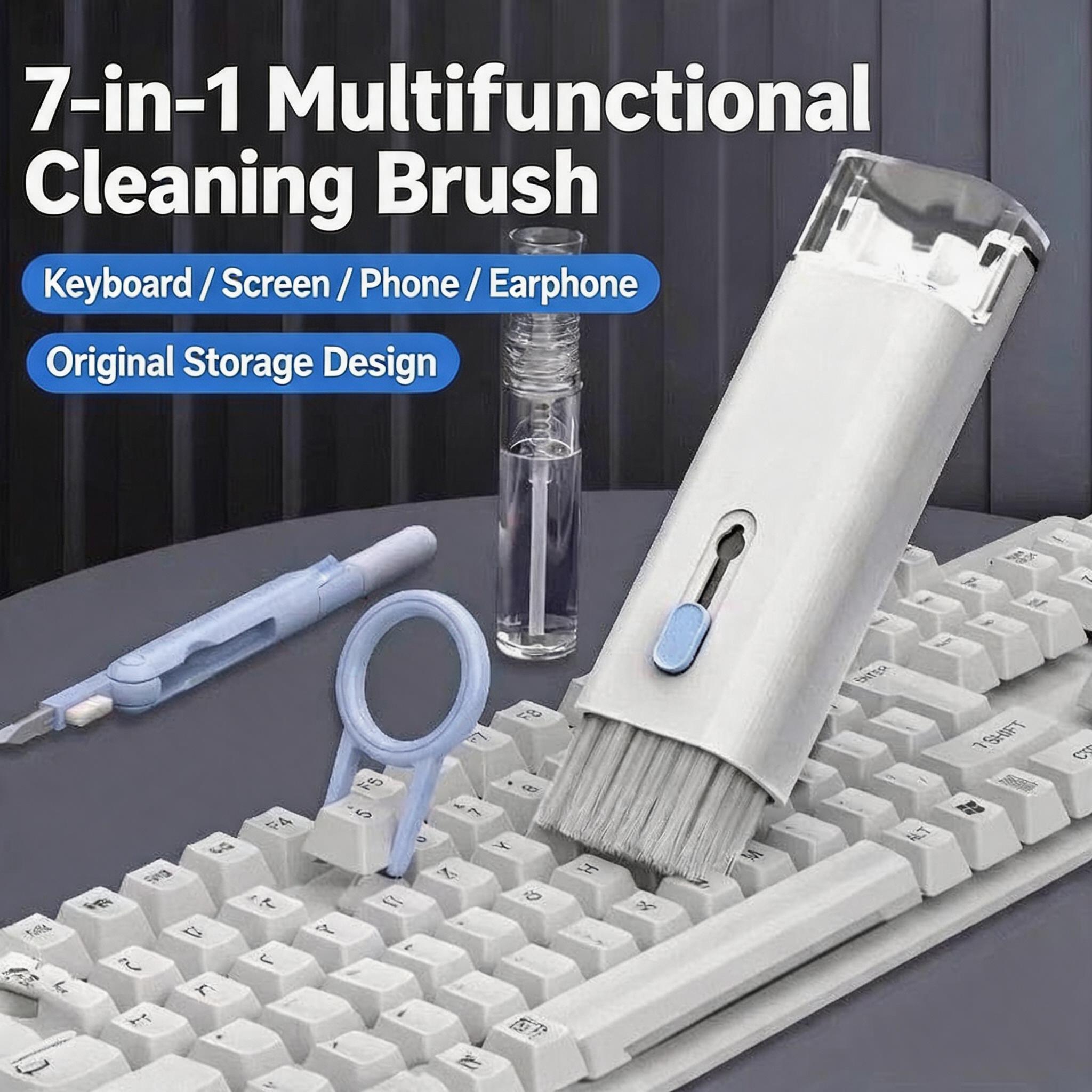 Keyboard Cleaning Kit 7-in-1 L – обзор и цена Keycap Puller Ring