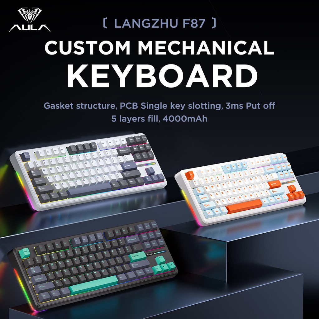 Aula F87 Pro Mechanical Keyboa – обзор и цена Gaming Keyboard Tkl