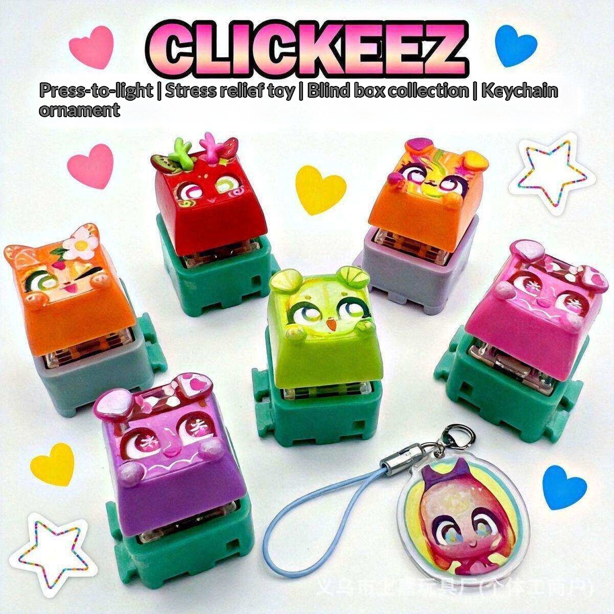 Clickeez Fidget Keycap Keychai – обзор и цена Gaming Keyboard Mechanical