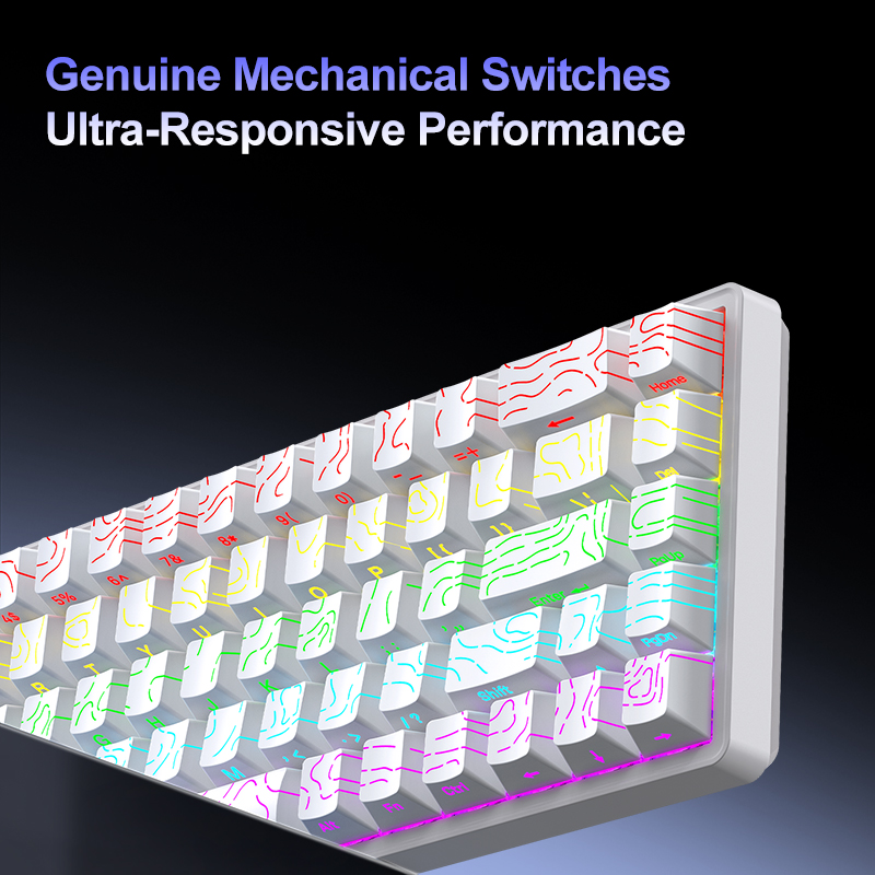 APAYADO A68 Wired Mechanical K – обзор и цена Gaming Keyboard Half