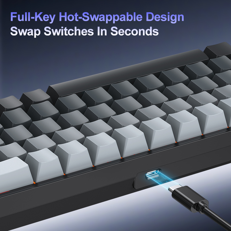 APAYADO A68 Wired Mechanical K – обзор и цена Gaming Keyboard Half