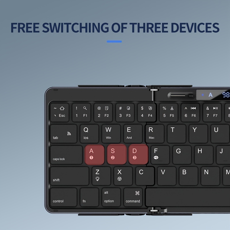 Foldable Bluetooth Keyboard Wi – обзор и цена Gaming Keyboard Budget