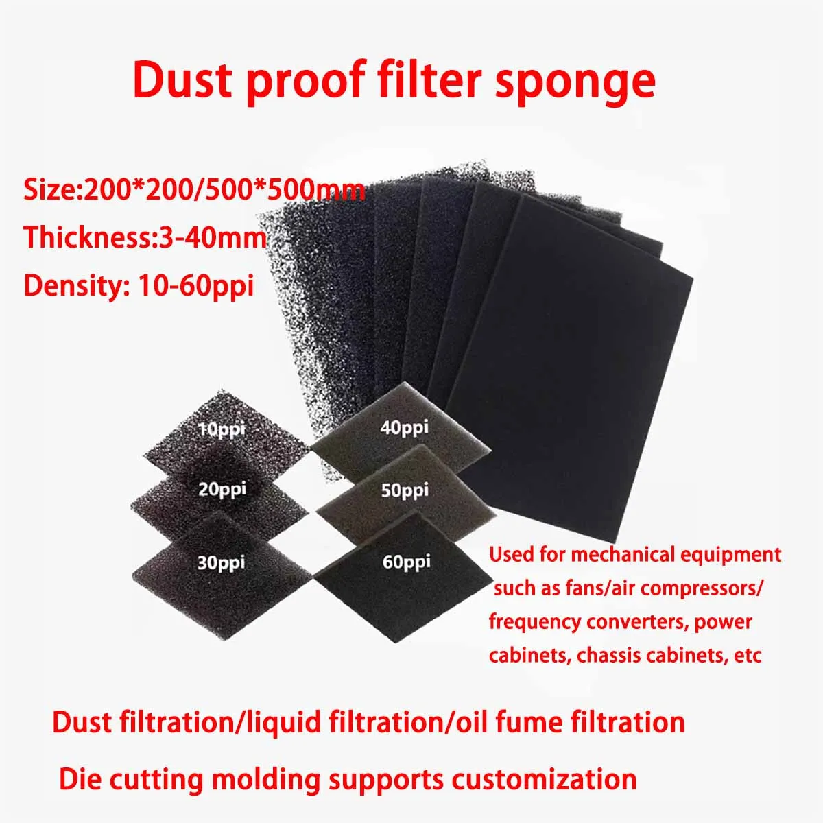 Aperture Dustproof Filter Spon – обзор и цена Polyurethane Foam Sheet