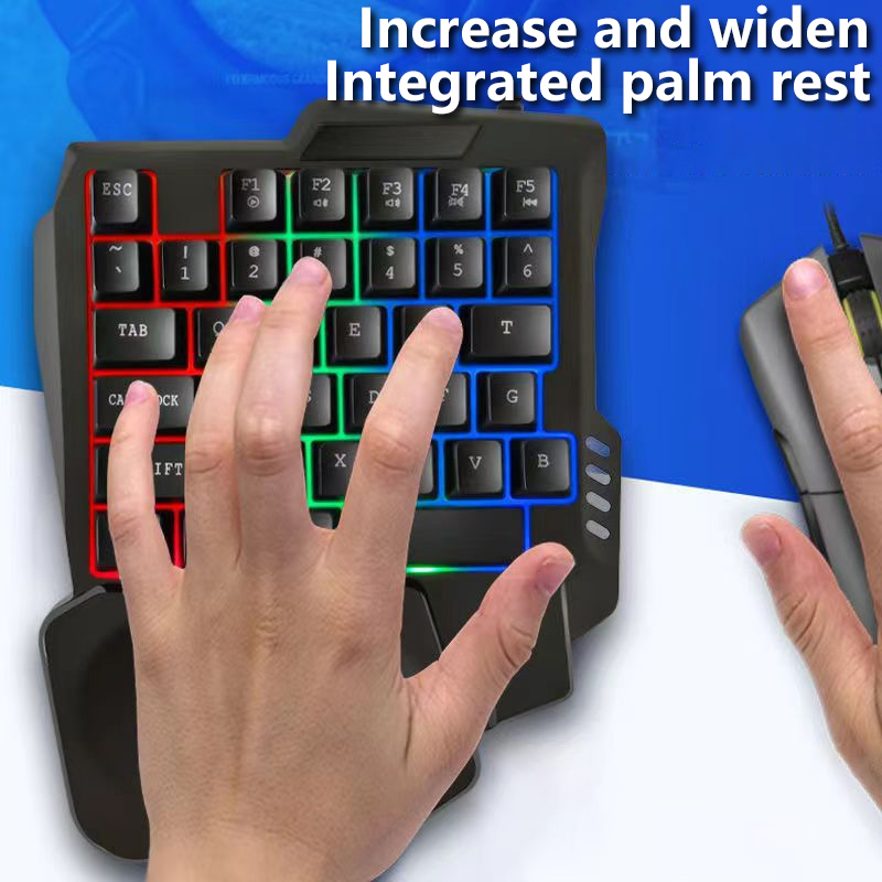 RGB Gaming Keyboard Single Han – обзор и цена Gaming Keyboard Half
