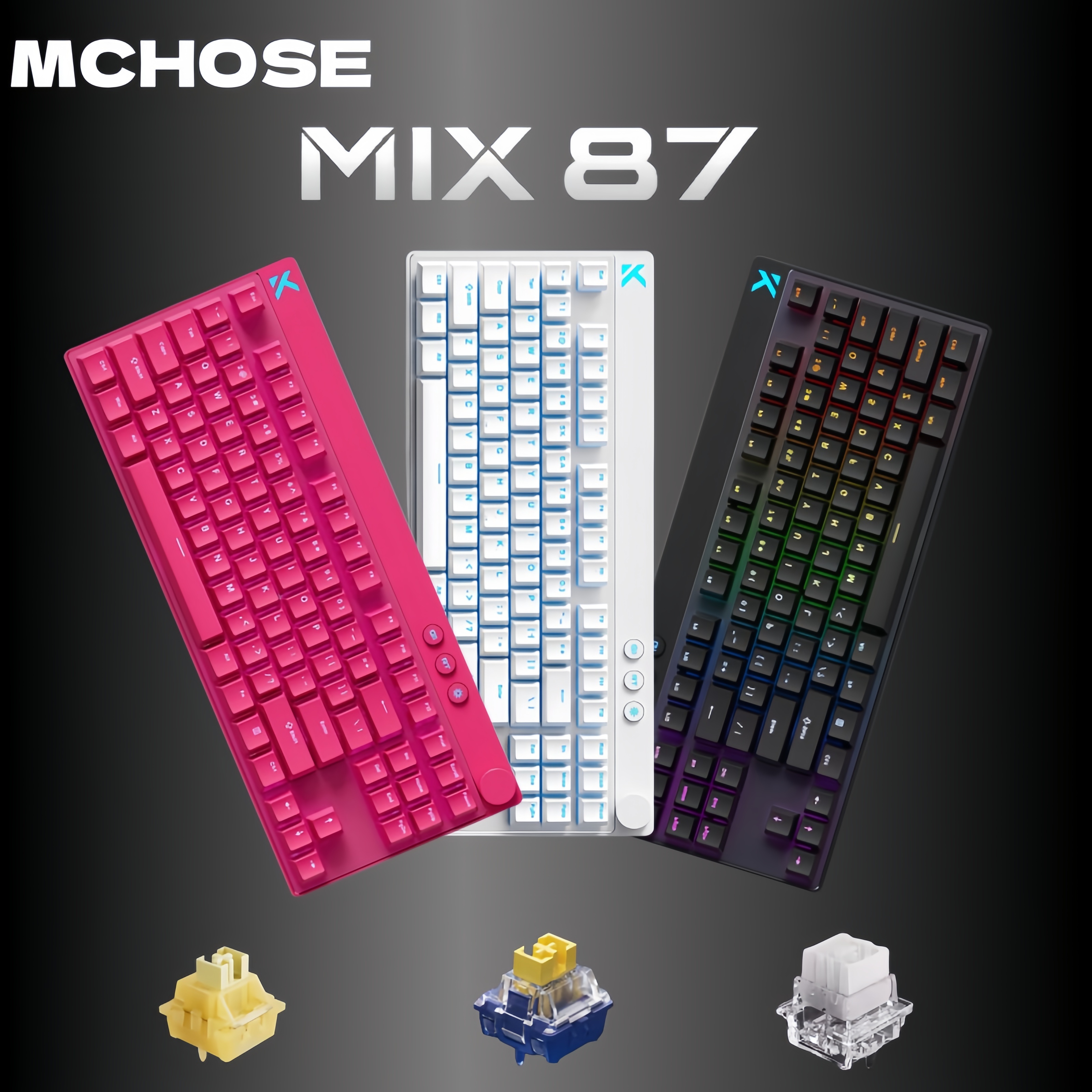 MCHOSE MIX87 Magnetic Swtich K – обзор и цена Gaming Keyboard Expensive